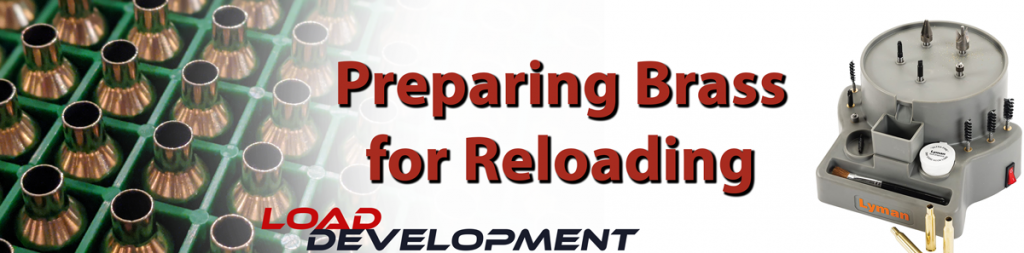 preparing brass for reloading