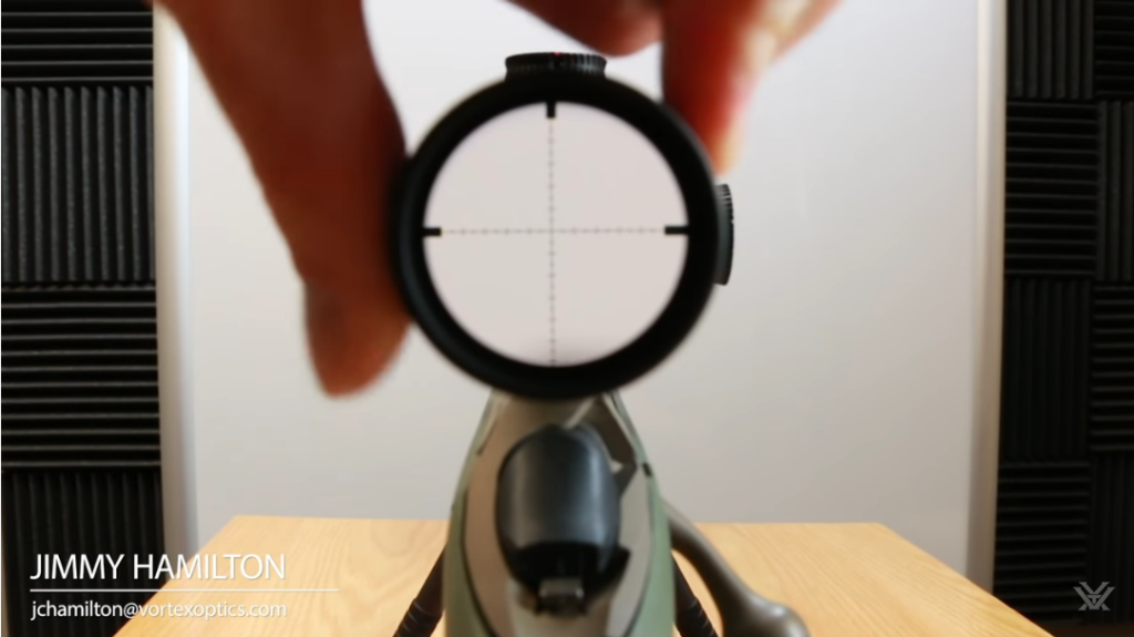 how to set rifle scope diopter