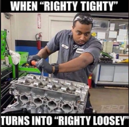 righty loosey