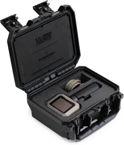 A storage hard case for a radar chronograph like a garmin xero or athlon rangecraft.
