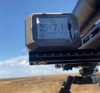 An arca clamp mount for a radar chronograph like a Garmin Xero or Athlon Rangecraft.