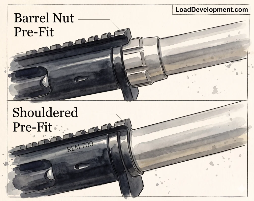 Shouldered vs. Barrel Nut Prefit