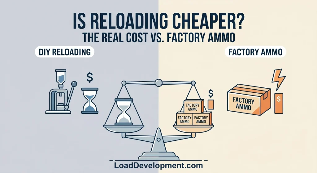 Post comparing reloading ammo cost vs buying factory ammo