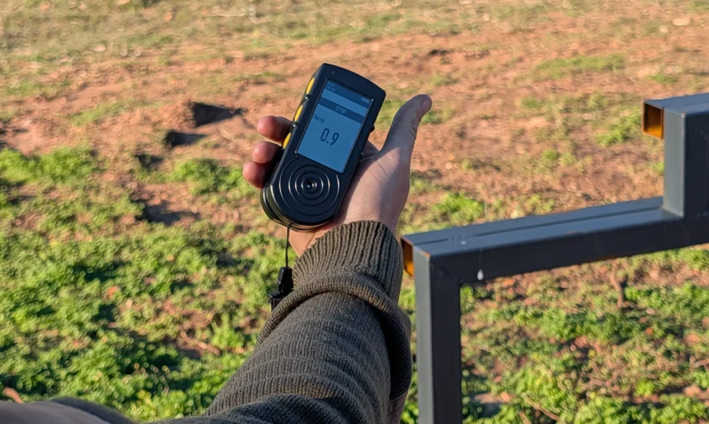 shooters global shot timer 2 in use