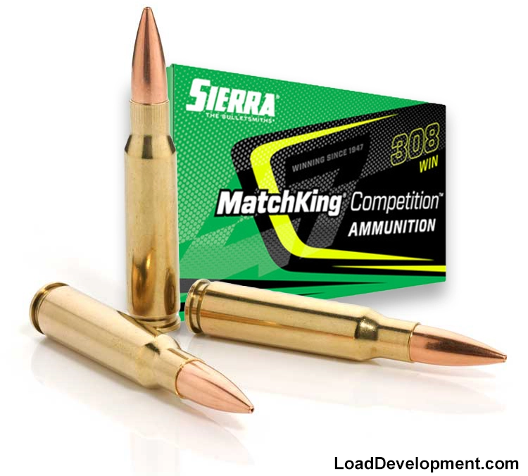 sierra matchking ammunition cartridges and box