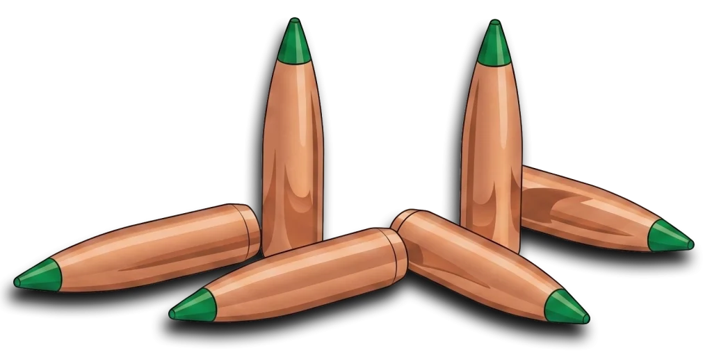 A few ballistic tip rifle bullets.