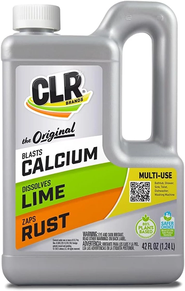 CLR cleaner, a tough solvent for rifle barrel carbon removal.