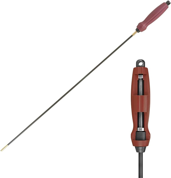 Carbon fiber gun cleaning rod does not damage the barrel like other rods do.